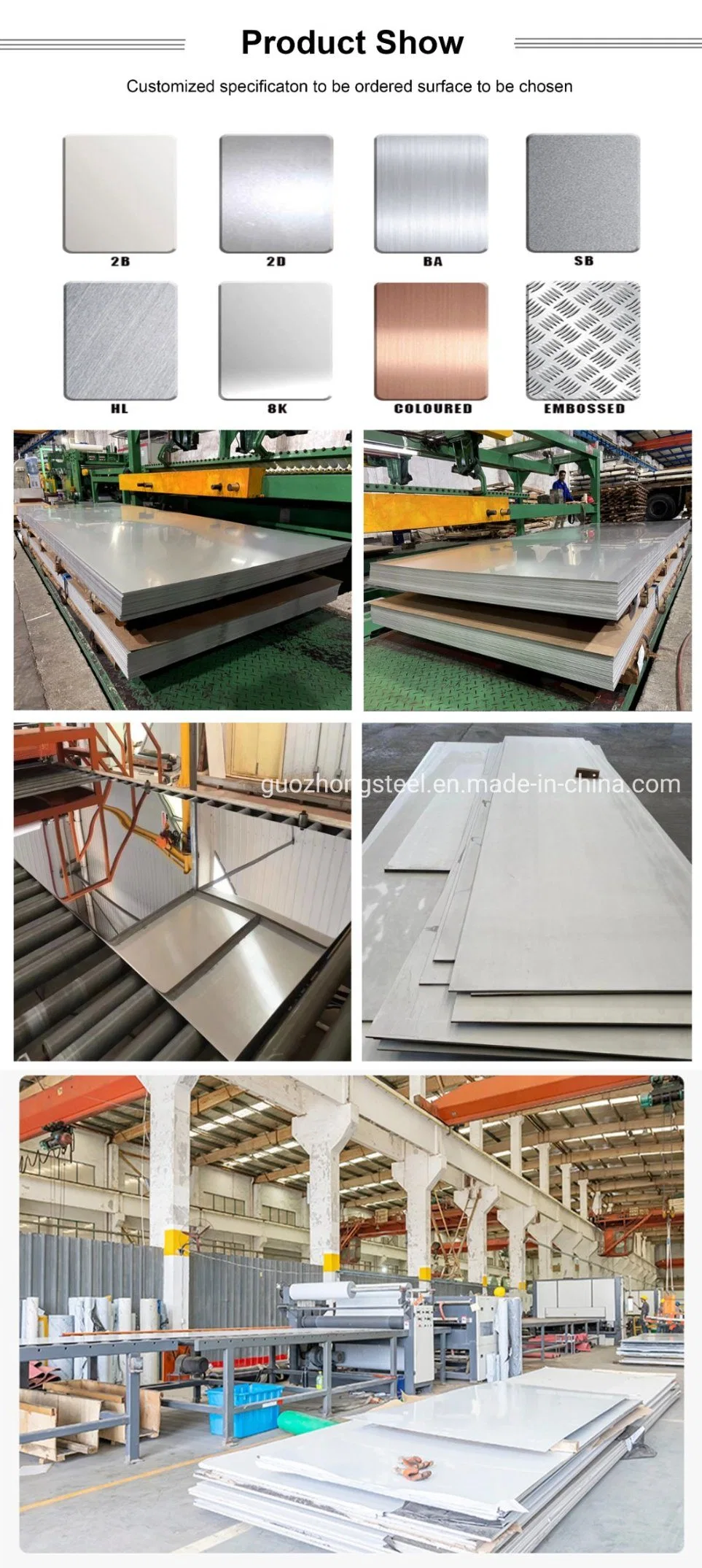 Best Price Hot Rolled SS304/316/316L/309/310/310S/321 2b/Ba Stainless Steel Sheets/Plates