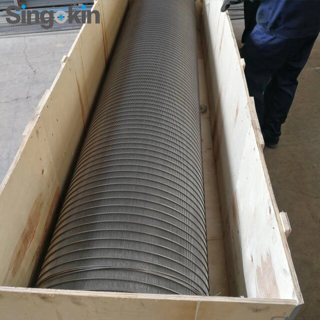Od220 240 270 320mm 316 Stainless Steel Manure Separators Wedge Wire Screen for Cow Pit Dung