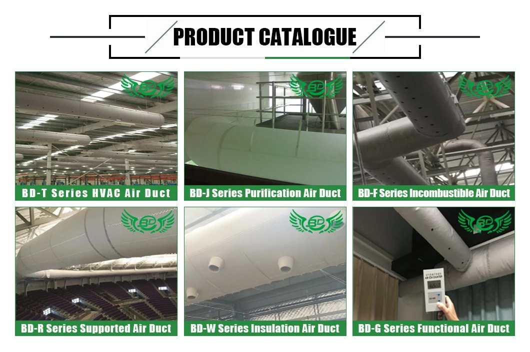 Ventilation Equipment Customized Ifr Balanced Ventilation Washable Functional Air Duct
