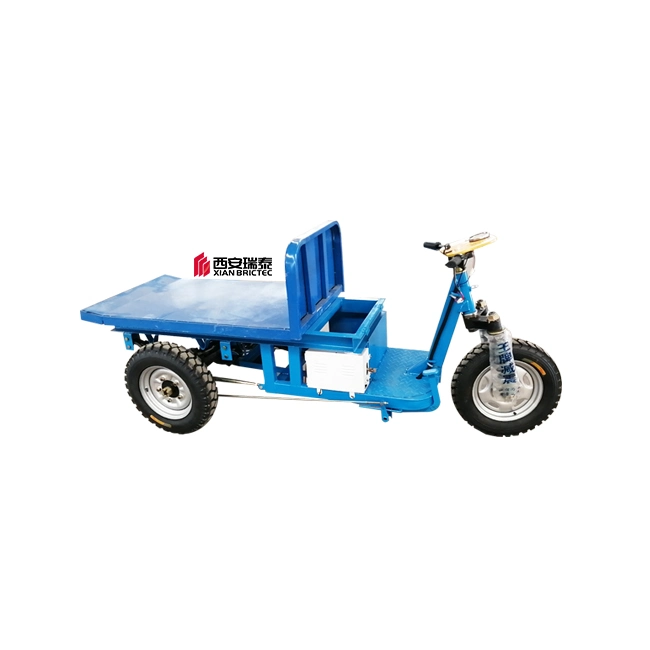 Power Recharge Electric Tricycle Cargo with Three Wheels for Bricks Loading High Efficiency Bricks Carrying Cars