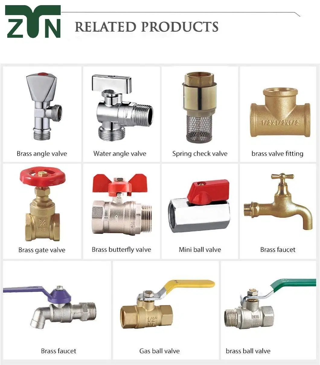 Wholesale Copper Ball Valve 4 Minutes DN15 Double Inner Wire Valve 6 Minutes DN20 Tap Water Switch 2 Minutes 3 Minutes Inner and Outer Ribbon Cap