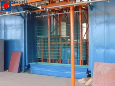 Fence, Wire Mesh Automatic Fluidized Bed DIP Coating Machine System