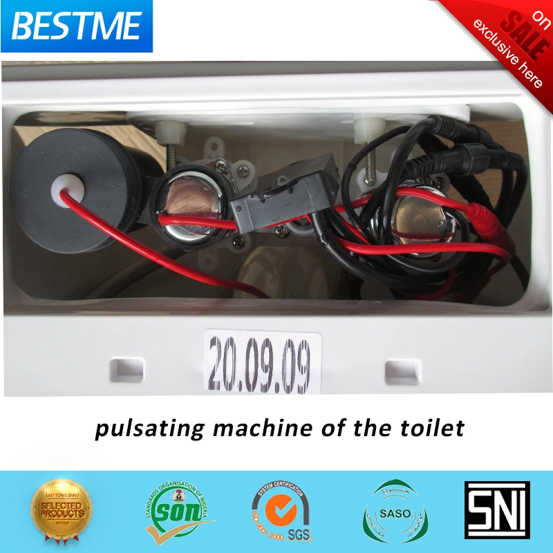 Induction Flush High Level Siphonic Bathroom Pulsating Toilet No Need Water Tank (Ba-5182A)