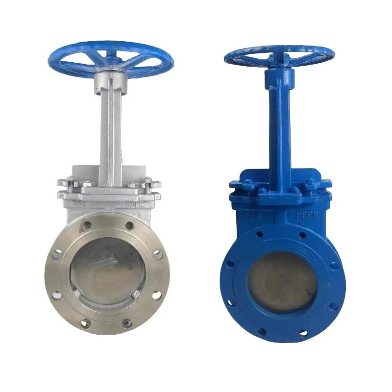 Sewage Stainless Steel Cast Iron Manual Gate Valve Knife Type Gate Valve