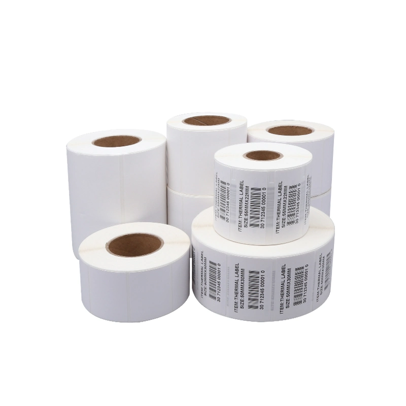 Custom Printed Stickers Labels 58X40 Supermarket Weighing Electronic Scale Label Printing Roll
