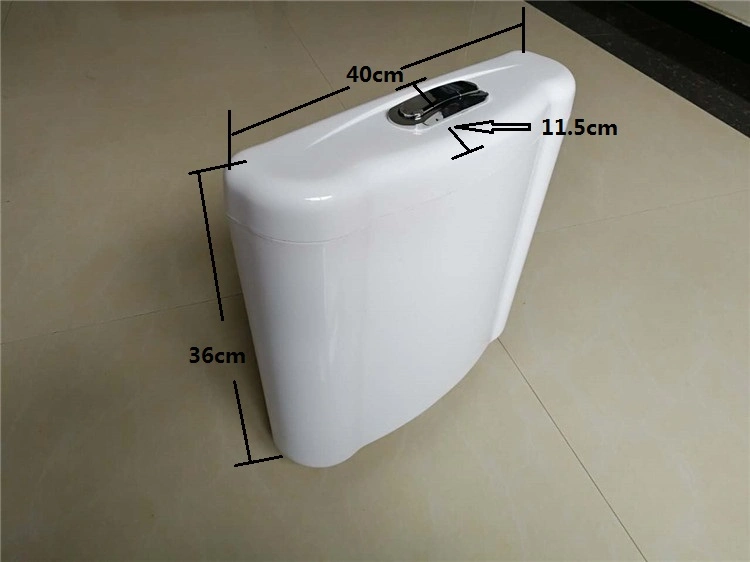 New Fashion Wall Hung Plastic Cistern Two Flush Toilet Water Tank