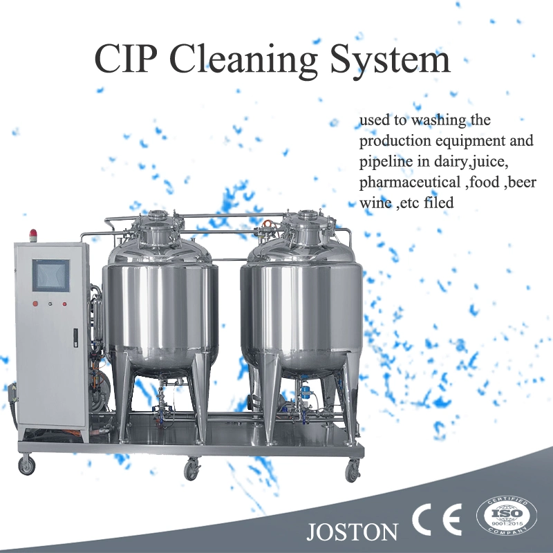 Joston Mobile CIP Plant Skid Tank Station Clean in Place System Tank Cleaning Machine
