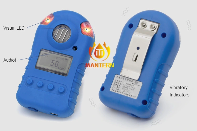 Portable Sound Light Vibration Alarm Gas Analyzers Carbon Dioxide Detector Sensor CO2 Air Quality Monitoring System