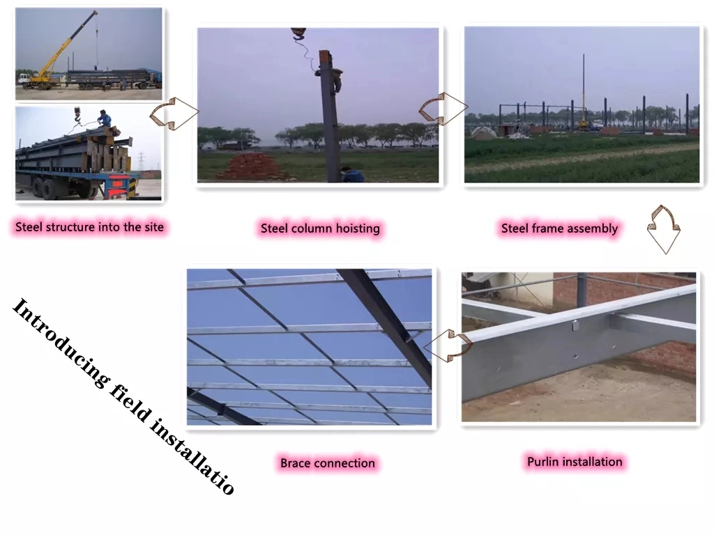 China Low Cost Prefab Warehouse Light Metal Frame Building Prefabricated Steel Structure Steel Construction