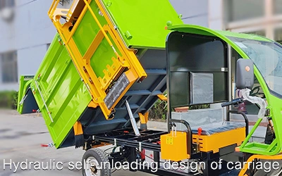 10 Tons Automatic Tricycle Garbage Collector Side Loading