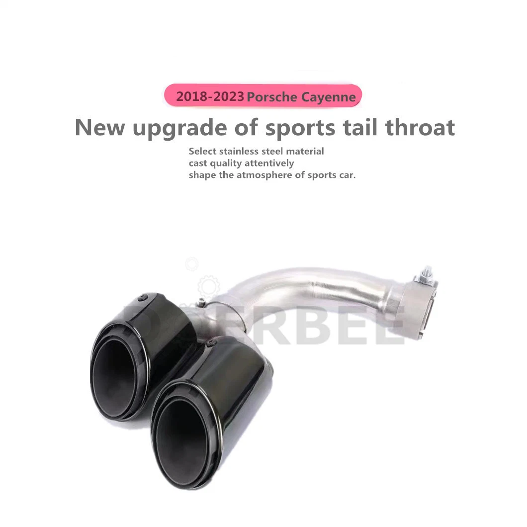 Auto Parts Exhaust System Sports Tail Throat Car Stainless Steel Double