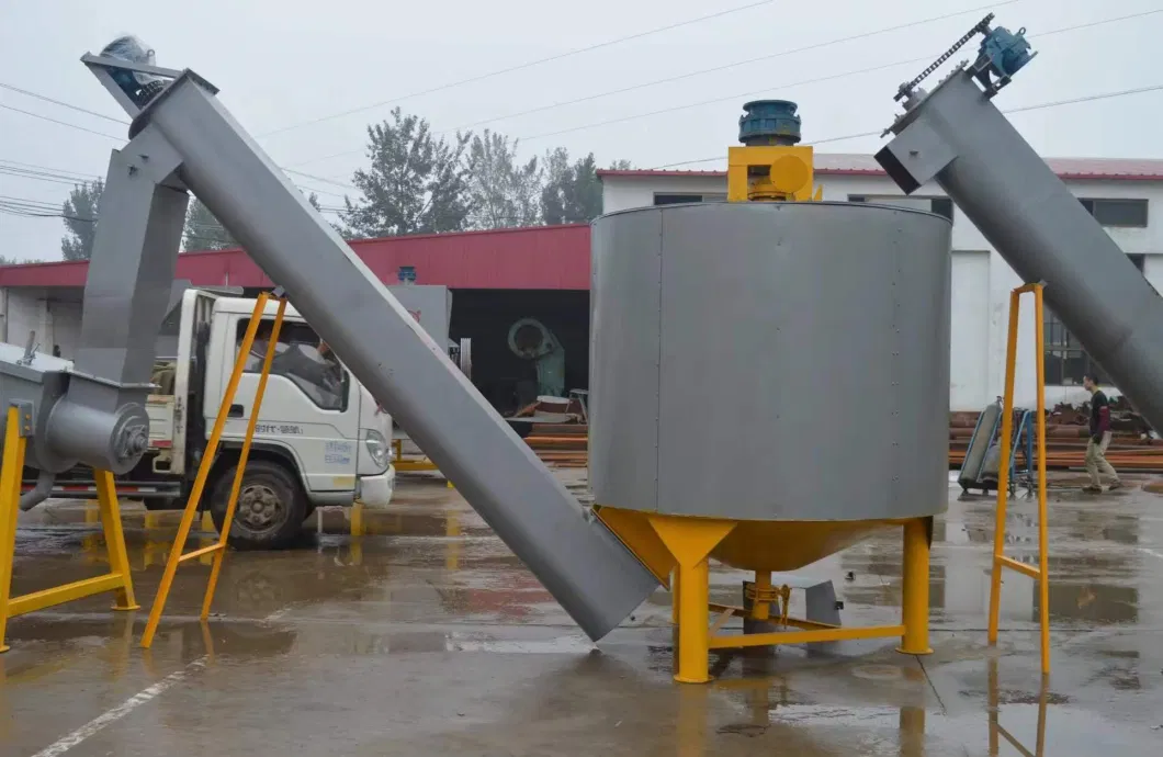 Hot Washing Tank in Hr-Plastic Bottles Crushing Drying Cleaning Recycling Production Line