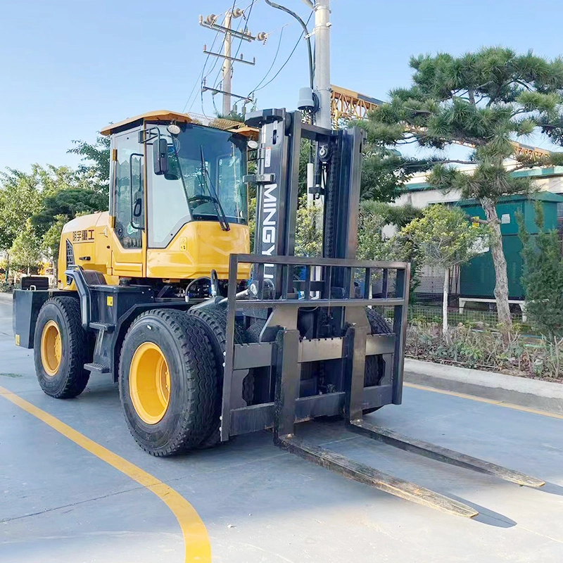 Mingyu All Terrain Work Platform off-Road Pallet Electric Forklift