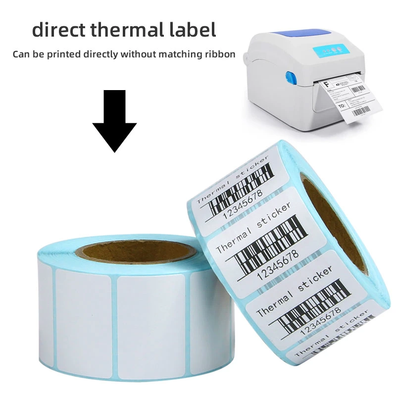 Wholesale Thermal Self-Adhesive Label Available Blank Weighing Scale Label Printing 58X40 58X60 Label Barcode Sticker Scale Paper