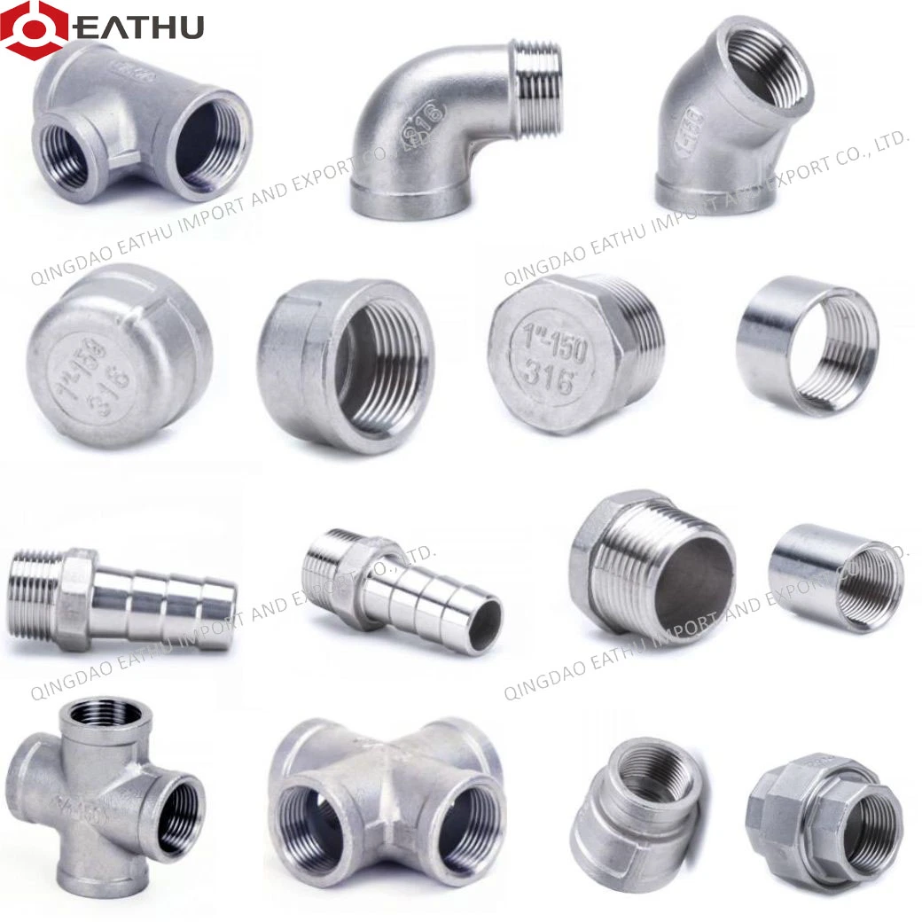 ISO4144 150lb Stainless Steel Fittings Equal Tee