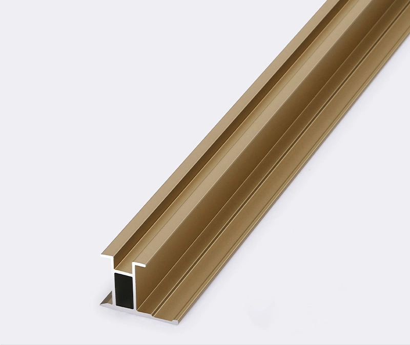 Wall Panel Profile Wire Drawing Metal Trim H Shape Edging Strip for Tiles