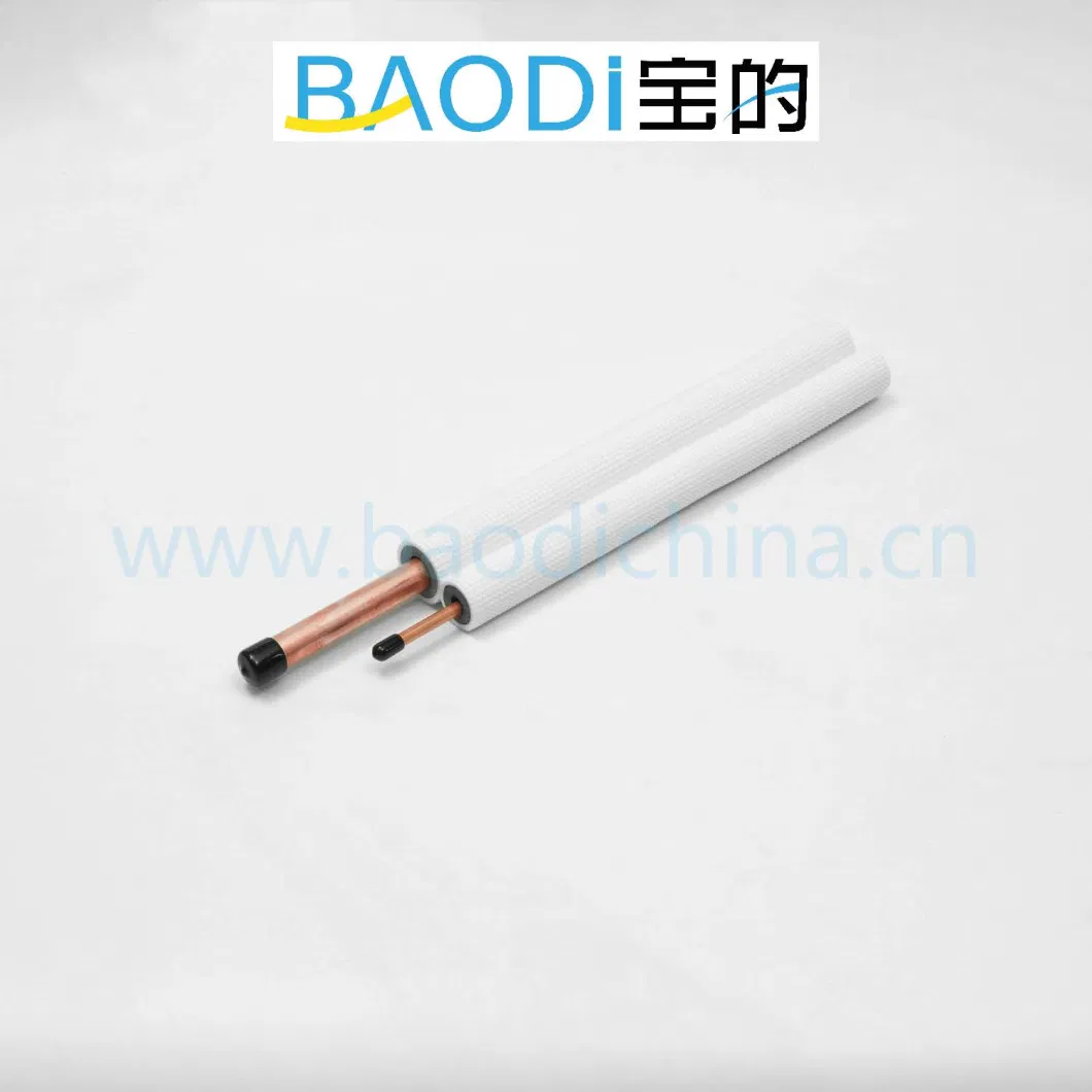 Insulated Copper Pancake Twin Coil Tube with Heat Resistance and Anti-UV UV EU as ASTM