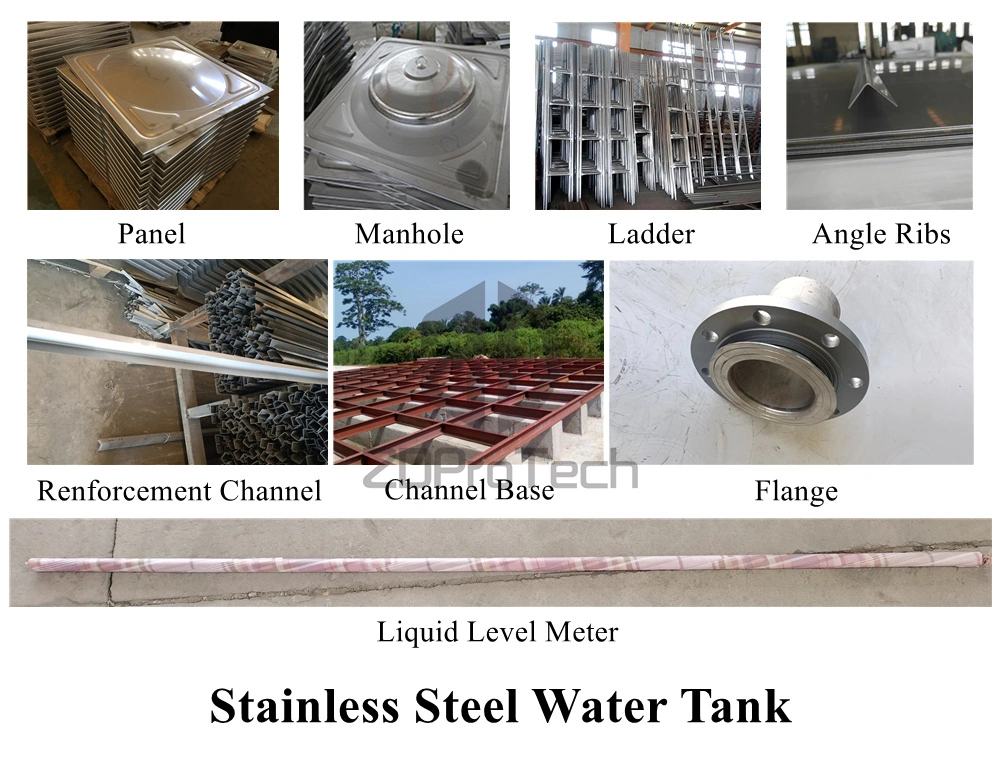 Anti Corrosion Stainless Steel Panel Composite Water Storage Tank