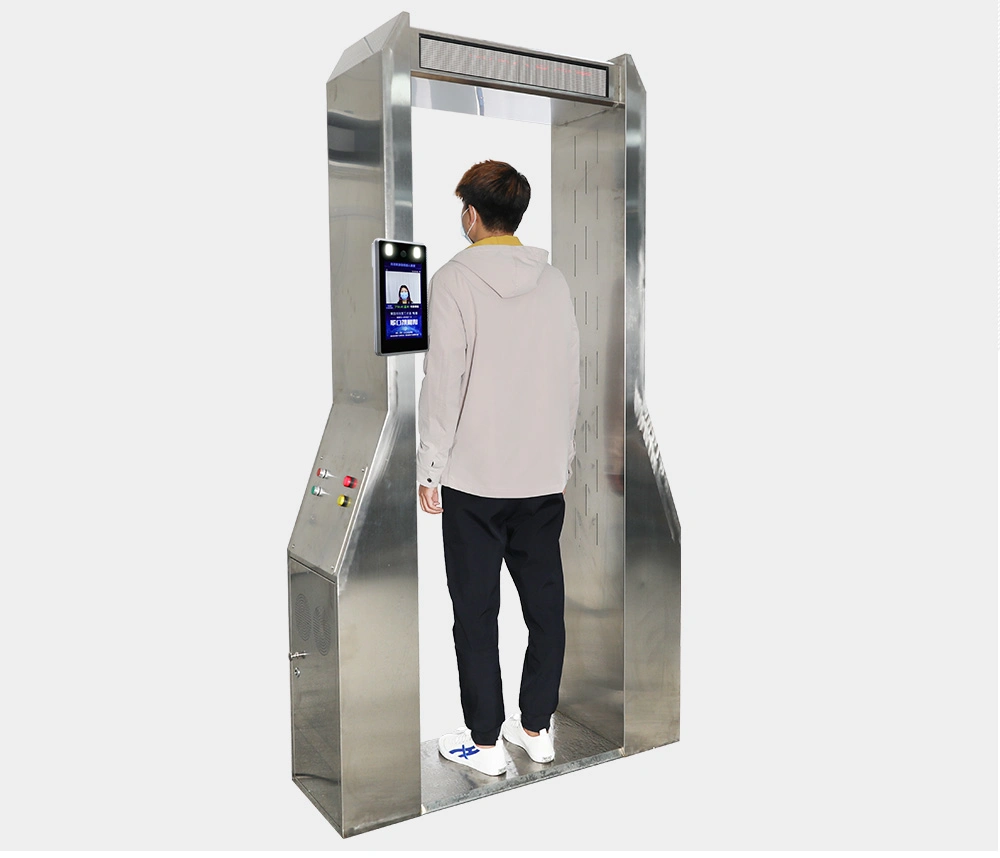 Intelligent Automatic Disinfection Booth Infrared Body Temperature Detection Sanitizing Tunnel Disinfection Gate