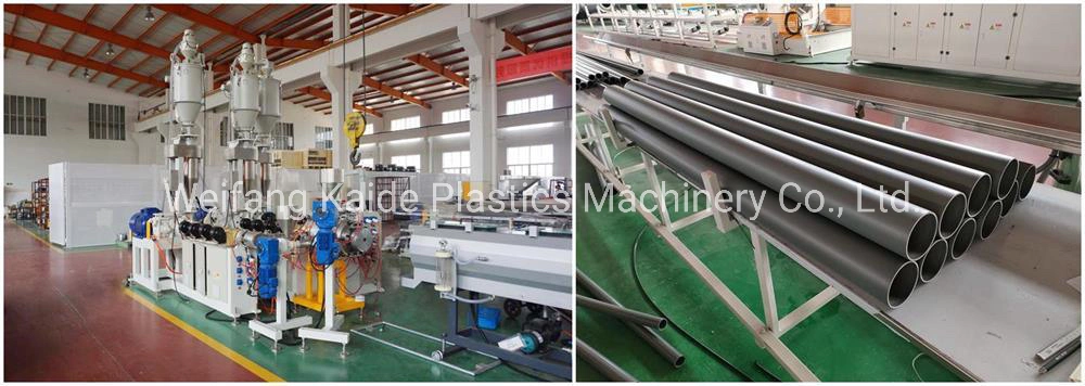 Drain Pipe for Household Appliances PP Single Wall Sound Proof Pipe Making Machine Extrusion Machine