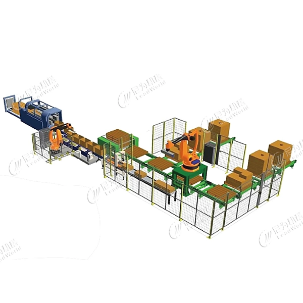 Stacking Robot Machine Automatic Robot Palletizing Palletising with Manipulator Arm for Dairy and Milk