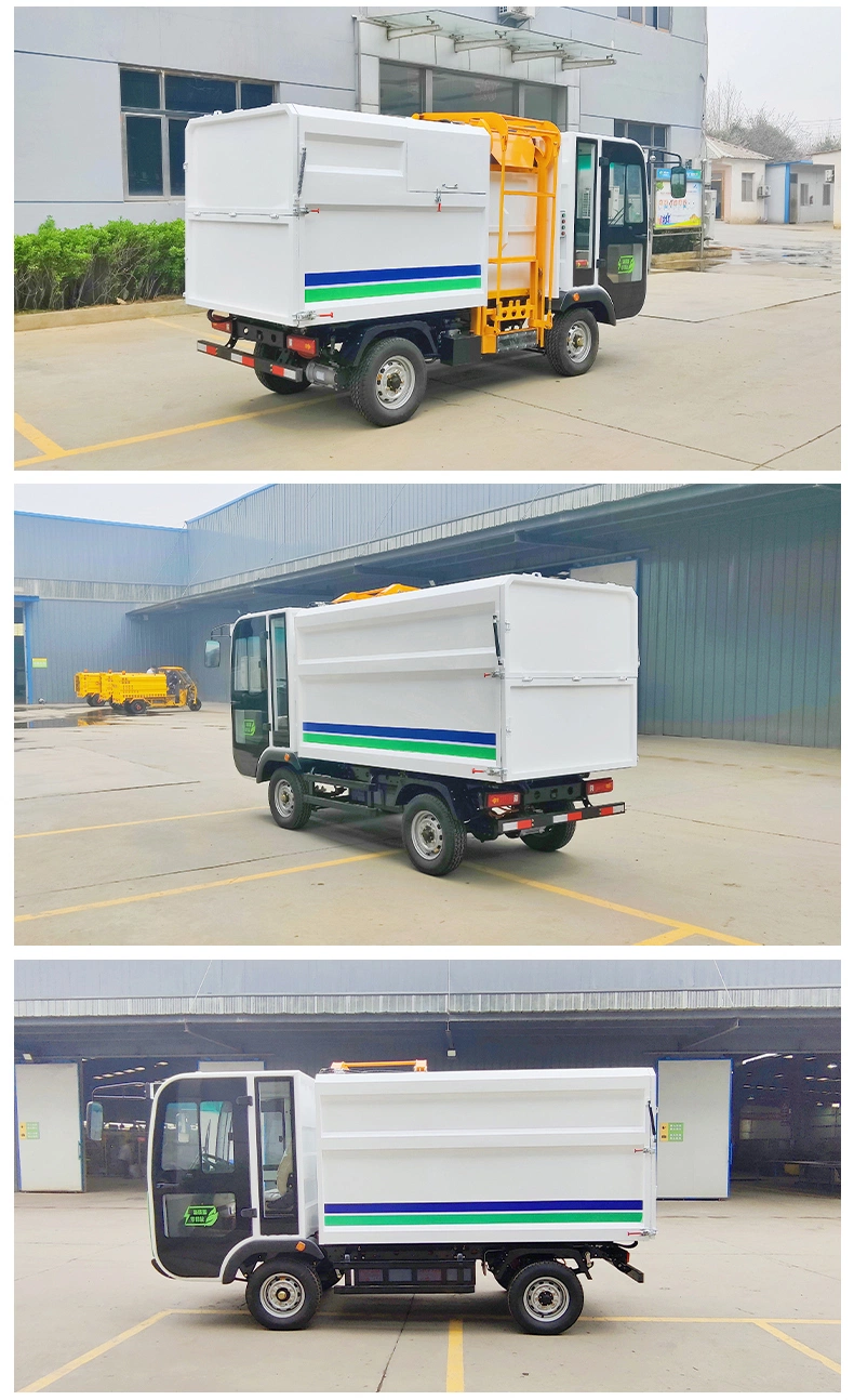 Automatic Loading Factory Directly Selling Garbage Bin Hauling Truck Mini