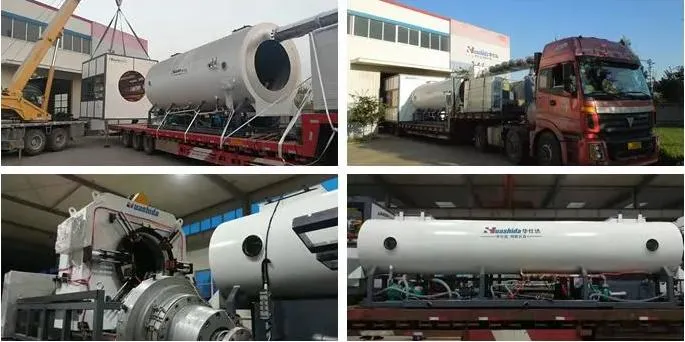 Double Wall Metal Reinforced HDPE Winding Pipe Production Line