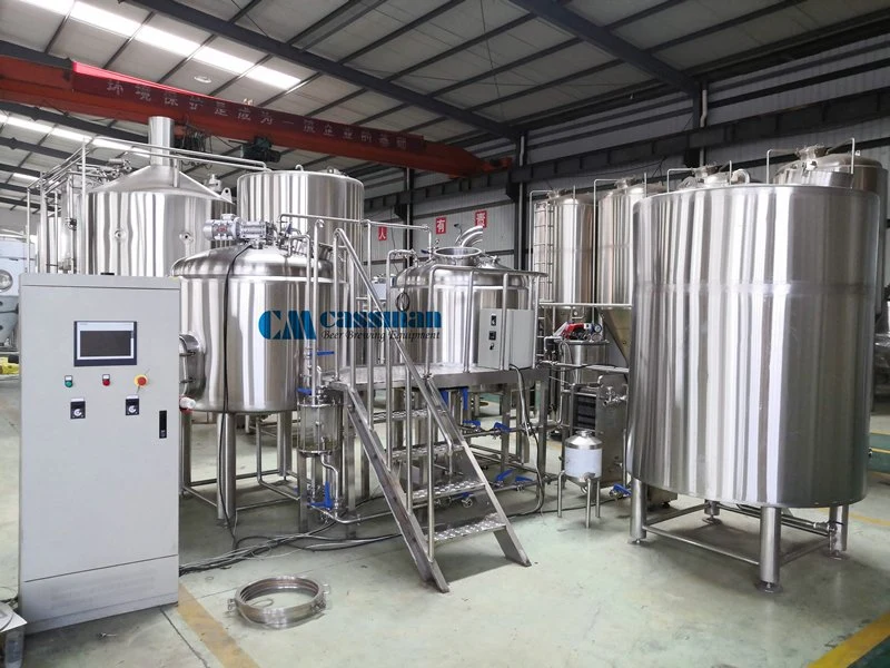 Cassman Large Brewhouse Brewery 2000L Craft Beer Production Linene Line