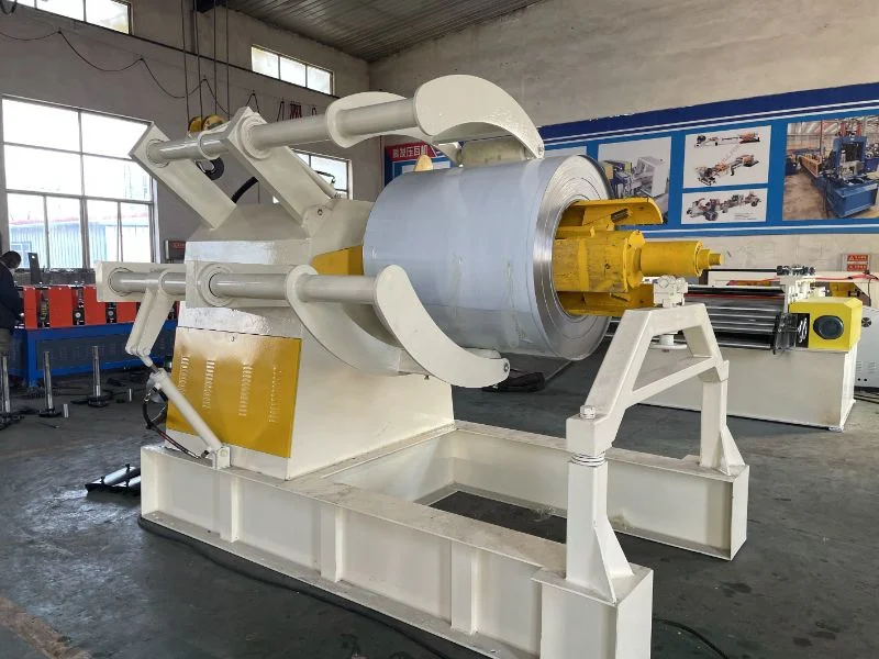 5 Ton Automatic Loading Coil Decoiler with Car Hydraulic Metal Decoiler Price