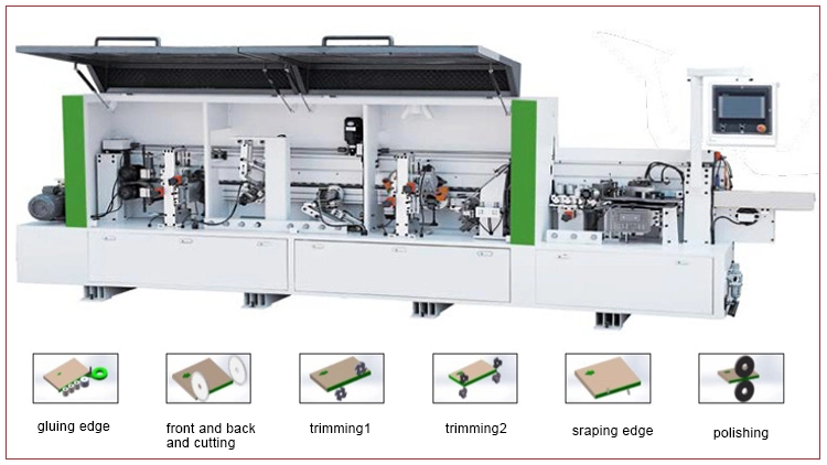 Hicas Woodworking Machinery Automatic Edge Banding Machine Price Cabinet