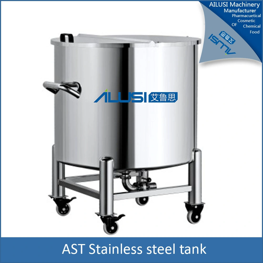 Ast Sealed Lid Shampoo Pressure Storage Tank, Hot Sales Stainless Steel Drum, Food Grade Stainless Tank for Sale
