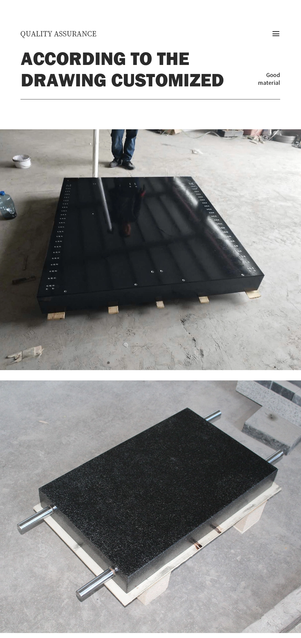 Granite Mechanical Components and Operating Platform