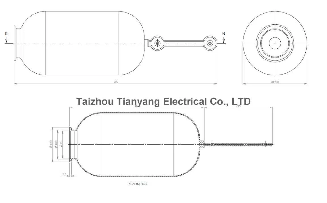 Pre-Charged Vertical Well Water Pressure Tank From Dezhi China