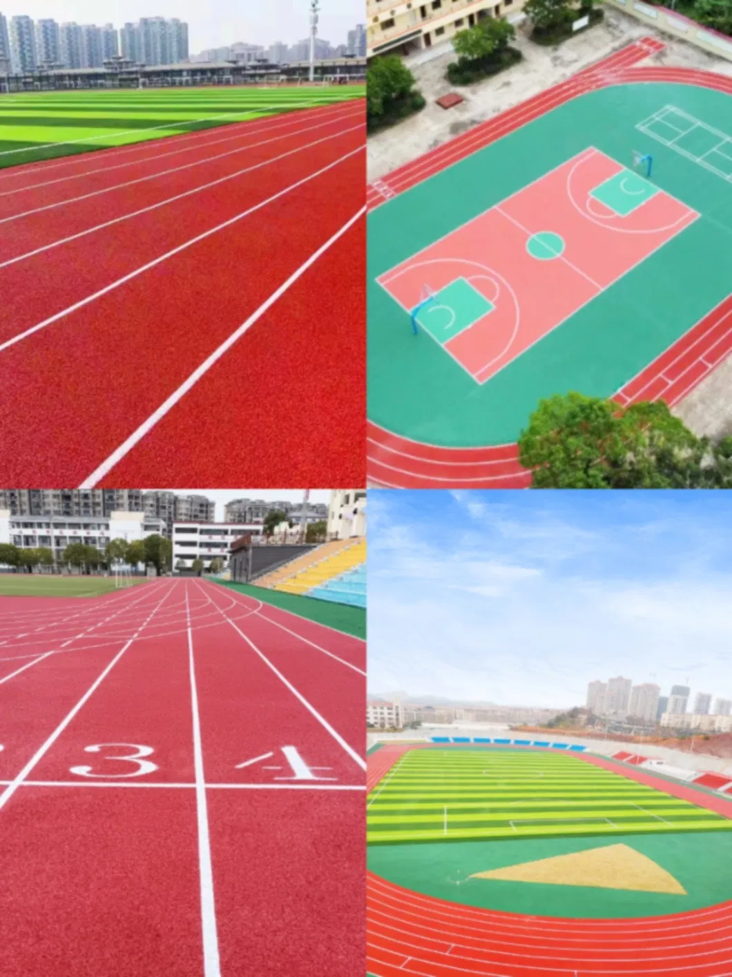 Hot Sale Air Permeable Running Track for Sports Flooring/ Playground with Shock