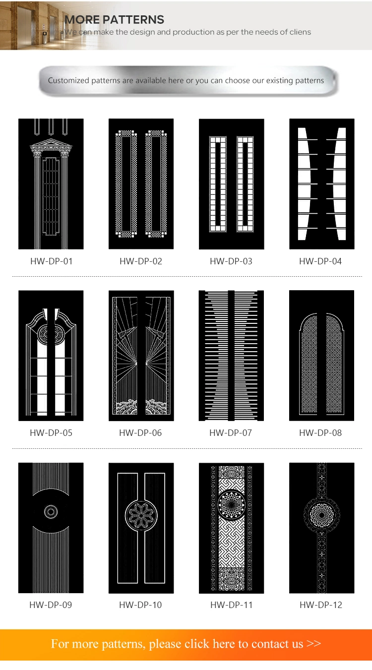 201 304 Patterned Etching Stainlesss Steel Decorative Sheet with Wholesale