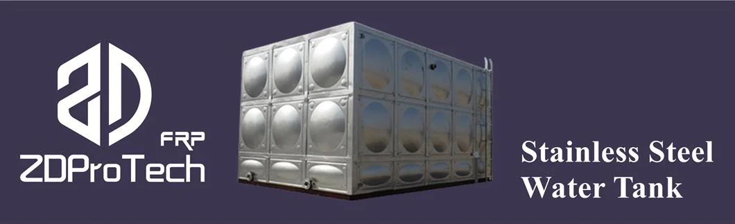 Anti Corrosion Stainless Steel Panel Composite Water Storage Tank