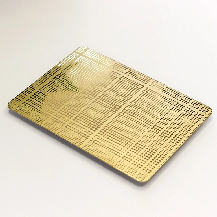 High Quality 201 304 316L 8k Mirror Gold Sheet Etching for Stock Price