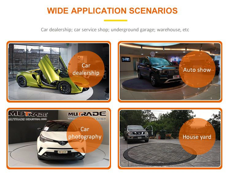 CE Approved Rotating Platform Car Parking Turn Table for UK