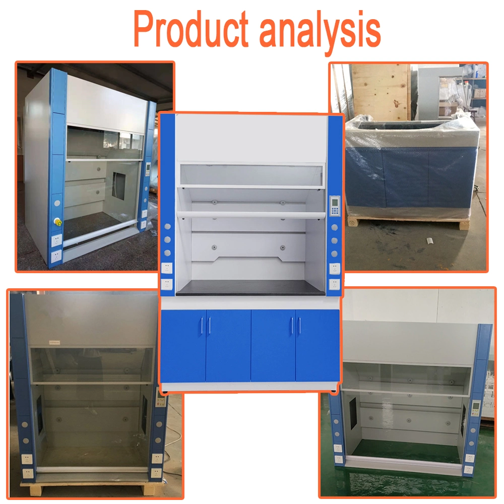 PP Corrosion Resistant Work Top Fume Hood with Gas Value