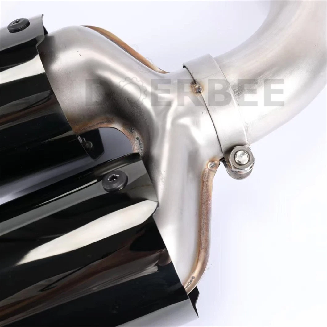 Auto Parts Exhaust System Sports Tail Throat Car Stainless Steel Double