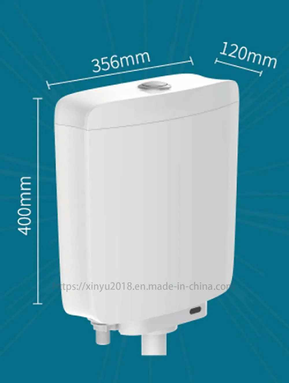 Smart Touchless Sensor Squat Auto Flush Toilet Water Tank