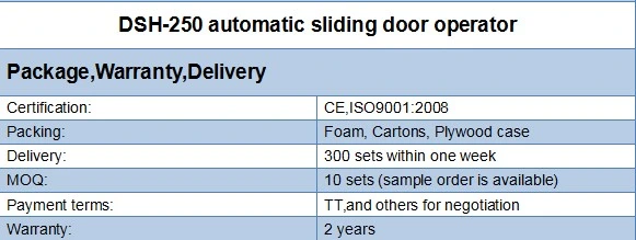 Automatic Heavy Duty Sliding Door Operator