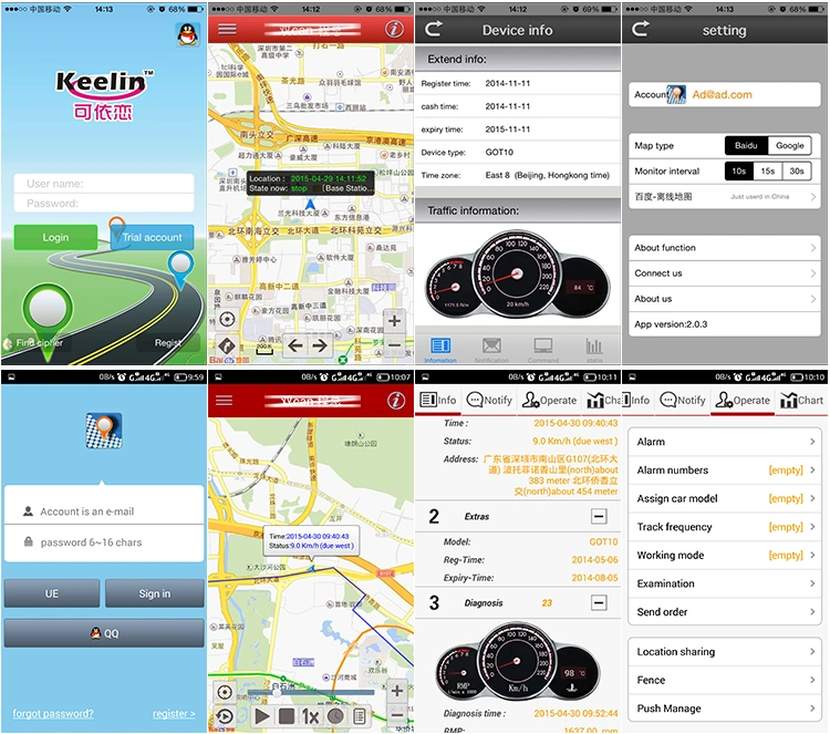 4G LTE FDD Vehicle GPS Tracking Device Support Sos/Relay for Car Positioning (TK419)