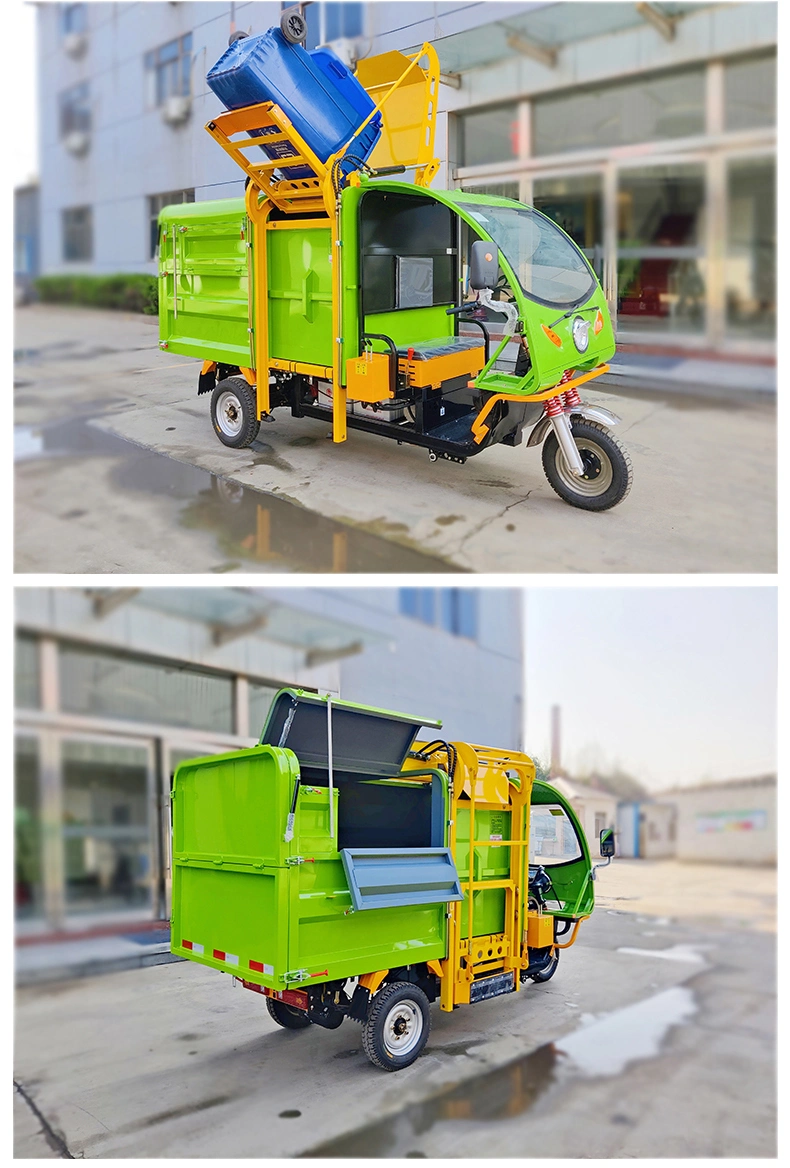 10 Tons Automatic Tricycle Garbage Collector Side Loading