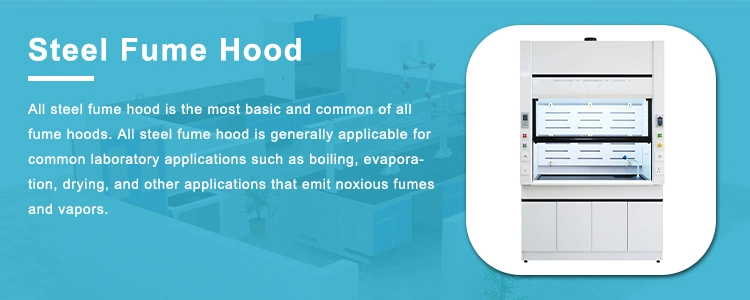 High Quality School Chemical Laboratory Exhaust Equipment Hydrogen Gas Fume Hood