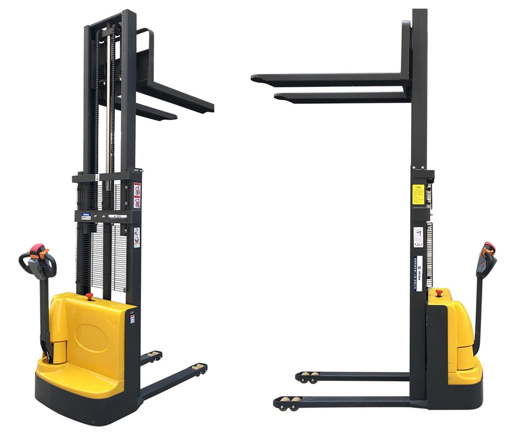 Small Forklift Electric 1/1.5/2/3 Ton Portable Self Loading Stacker