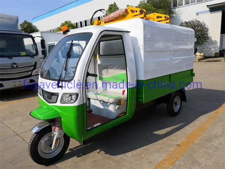Cheap Price Pure Electric 3 Wheels 2.5cbm 2500L Tricycle Garbage Vehicle for Waste Collection