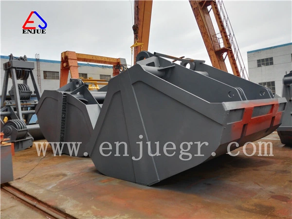 Enjue /Used Smag Single Rope Hook on Wireless Radio Remote Control Grab Bucket Clamshell Grab for Bulk Cargo Loading and Unloading with Class Certificate