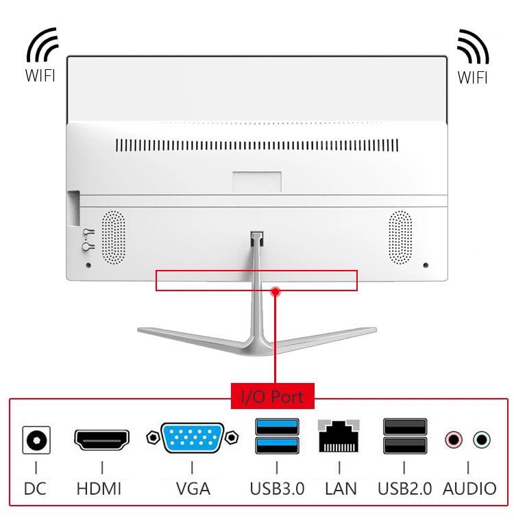 Top Assembled All in One PC Core I7 Personal Gaming Computer for Desktop Computer All in One PC