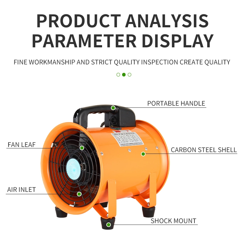 Gphq PV-12&prime;&prime;-S 550/600kw Practice Shaft Fan Exhaust Fan Powerful Industrial Campaign Civilian Pump